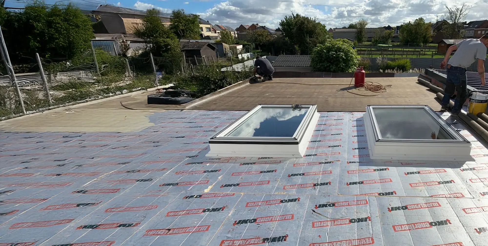 toiture plate isolation